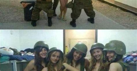 female israeli soldiers disciplined for unbecoming behavior after posing for pictures dressed