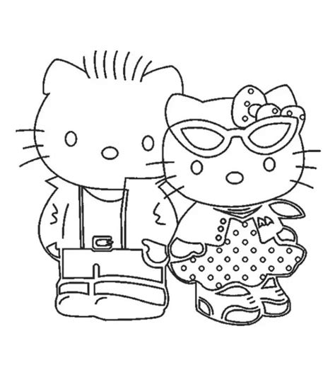 top   printable  kitty coloring pages