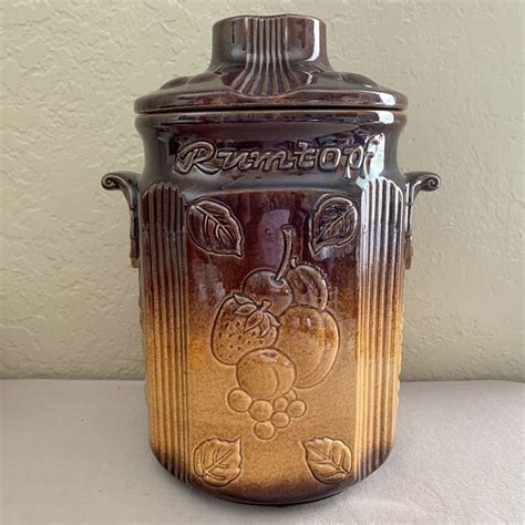 Vintage W Germany Rumtopf Jar With Lid 828 31 Fermented Fruit Rum Jar