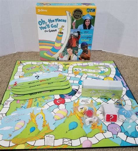 dr seuss oh the places you ll go board game 2008 complete ebay