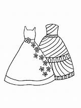 Kleid Ausmalbilder Ausdrucken Kurzen sketch template