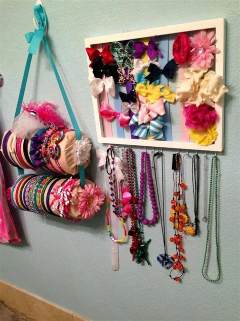accesorios organizing hair accessories girls room organization kids room organization