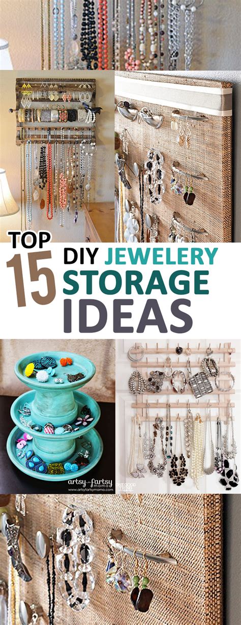 top  diy jewelry storage ideas