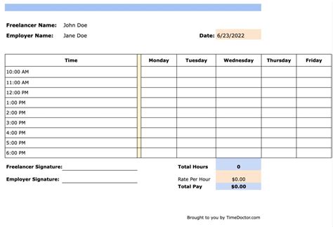 hourly schedule templates  excel  word