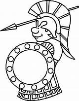 Roman Soldier Coloring Drawing Template Wecoloringpage Attack Getdrawings sketch template
