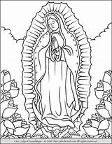 Guadalupe Virgen Coloring Lady Pages Mary Drawing Diego Catholic Color Rivera Para Vocations Kids Mother La Thecatholickid Printable Dibujos Colorear sketch template