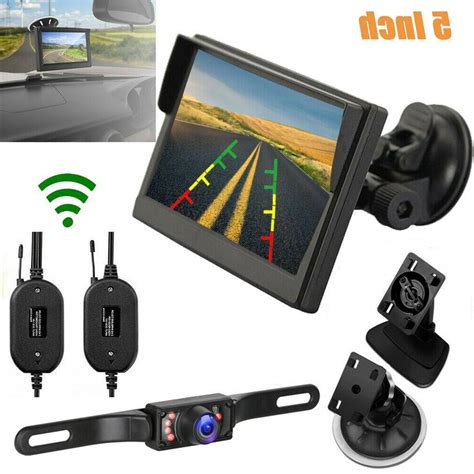 wireless car backup camera rear view system