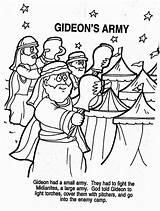 Gideon Activities Midianites Defeats Judges Encourages Wonderful Uteer Pinteres Educative sketch template