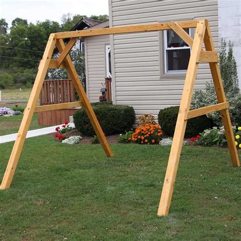 Centerville Amish Heavy Duty A Frame For Porch Swings