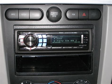 replacing  std double din radio   regular radio