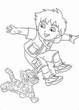 Diego Go Coloring Pages sketch template