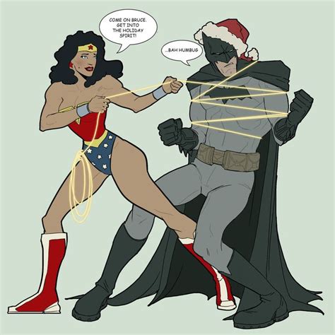 Just Us Holidays By Gaugex On Deviantart Batman Wonder Woman Batman