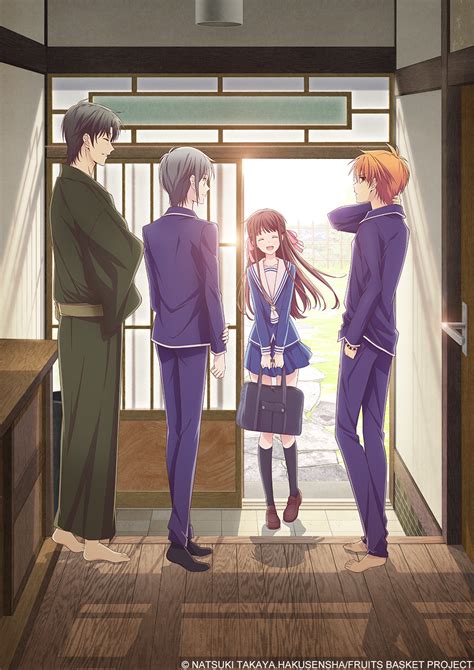 funimation  deliver  fruits basket anime series animation magazine