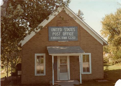 Kinross Ia Post Office Photo Picture Image Iowa At City