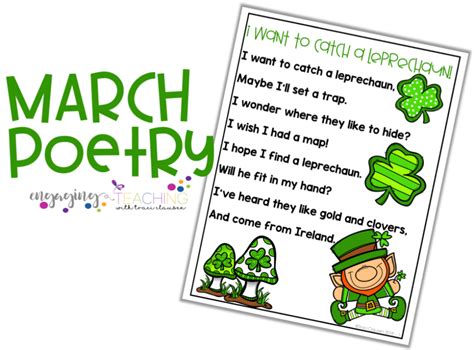 march poem  primary gradestraci clausen engaging teaching