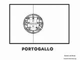 Portogallo Bandiera Bandiere sketch template