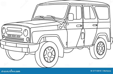 coloring pages  kids cars royalty  stock  image