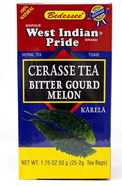 west indian pride cerasse cerasee bitter gourd melon tea