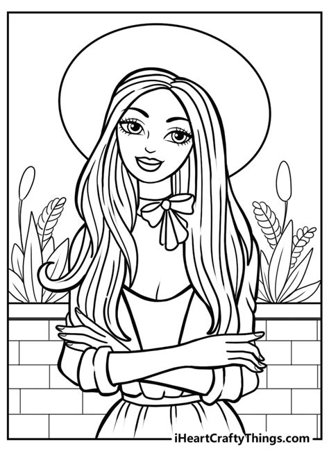 collections coloring pages princess barbie   coloring