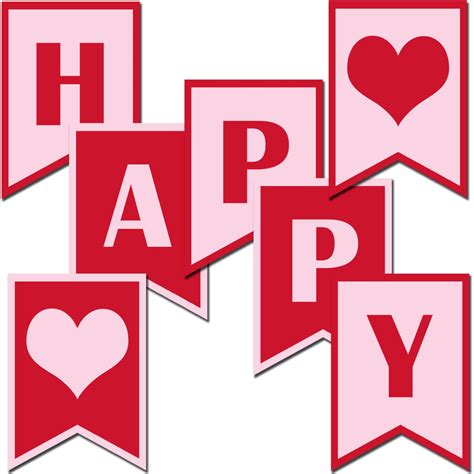 happy valentines day banner printable photo prop banner etsy uk