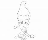 Jimmy Neutron Adventures Coloring Pages Cute Another sketch template