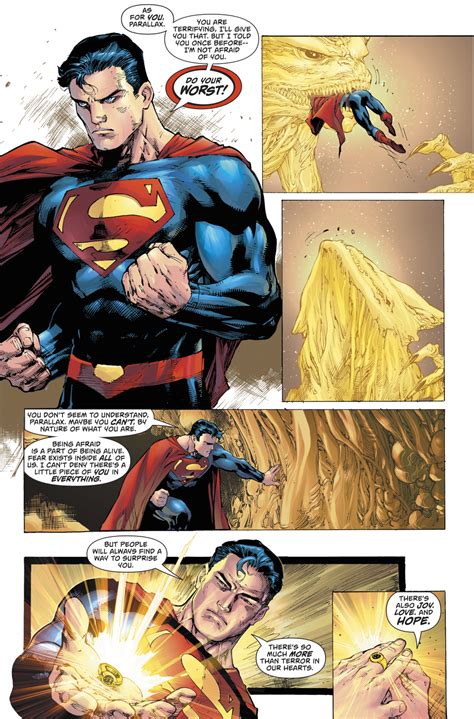 how superman captured parallax comicnewbies