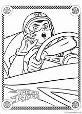 Racer Speed Coloring4free Coloring Printable Pages Related Posts sketch template