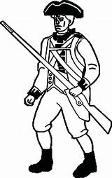 Coloring Pages American Revolution Soldiers Color Soldier Drawing Getdrawings Getcolorings sketch template