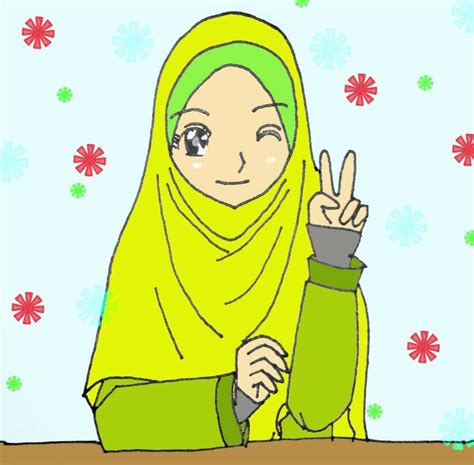 hijab cartoon with quotes quotesgram
