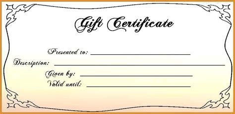gift certificate template printable gift certificate  gif