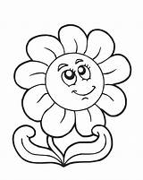 Spring Coloring Pages Flowers Printable Flower Color Print Getcolorings Season Coloringtop sketch template