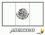 Mexico Coloring Pages Gulf Flag Kids sketch template