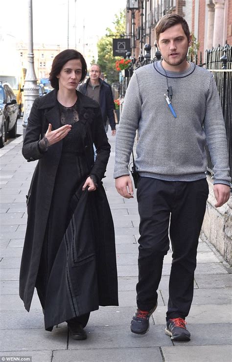 eva green dons victorian costume while shooting penny dreadful in