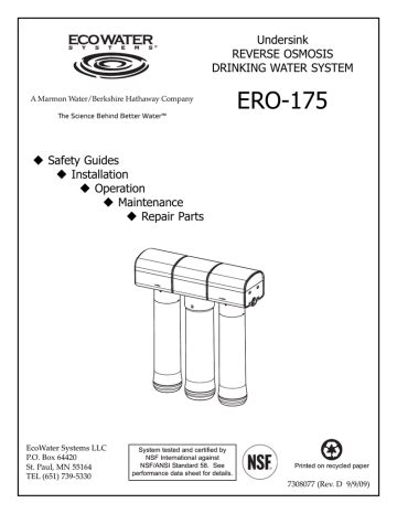 ecowater eco manual manualzz