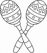 Maracas Coloriage Instrumentos Sweetclipart Occasions Holidays Musicales Pintar Sheets Percusion Musical Especiales Ocasiones sketch template