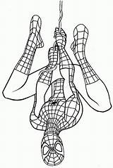 Boyama Spiderman sketch template