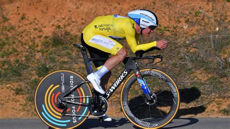 cycling news remco evenepoel stars  time trial  seal algarve win eurosport