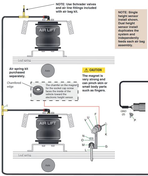 diagram air lift  install  compressor gauge control install wiring diagram mydiagram