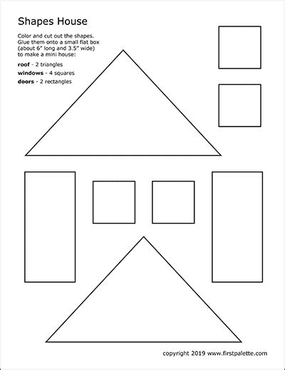 house template printable templates