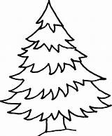 Coloring Fir Tree Sapin Dessin Clipart Trees Christmas Pages Un Coloriage sketch template