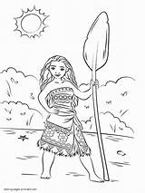 Moana Coloring Pages Printable Disney Print Characters Maui Sheet Look Other sketch template