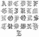 Alphabet Lettering English Old Letters Tattoos Script Tattoo Letter Calligraphy Tribal Fonts Designs Styles Graffiti Style Creative Fancy Font Alphabets sketch template