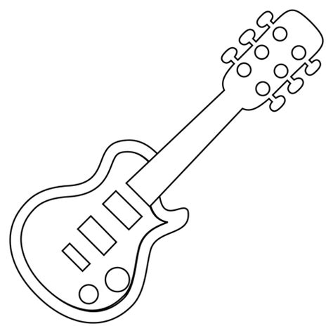electric guitar coloring page  printable coloring pages