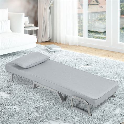sofa cama convertible plegable  posiciones gris claro mercado libre