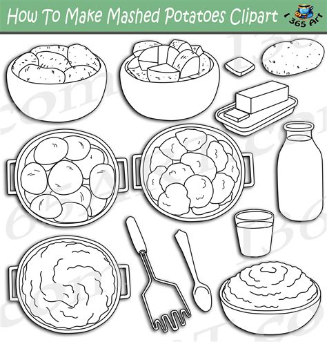 mashed potatoes clipart  clipart  school