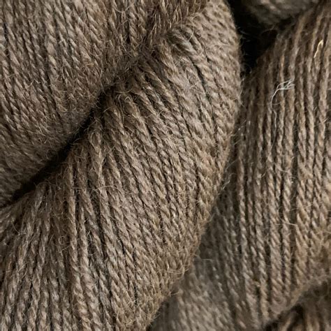 grade 2 dark brown fingering alpaca yarn