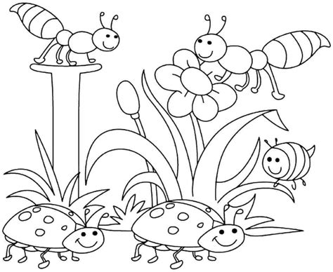 printable full size spring coloring pages