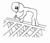 Clipart Roof Roofing Cartoon Library sketch template