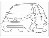 Citroen Coloring Pages sketch template