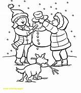 Snow Coloring Let Pages Getcolorings sketch template